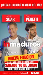 Lee más sobre el artículo Varias funciones de Inmaduros en Mendoza