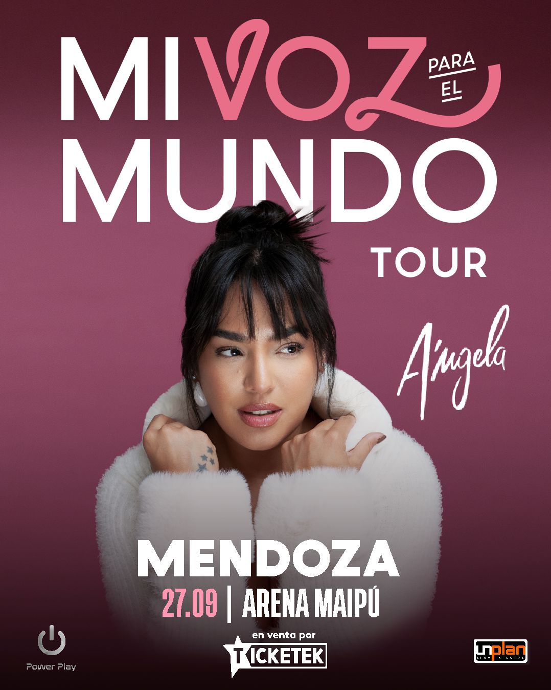 Lee más sobre el artículo ÁNGELA LEIVA Presenta en Mendoza MI VOZ PARA EL MUNDO TOUR